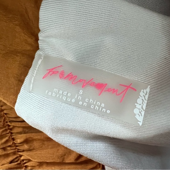 Free People The Way Home Shorts Burnt Orange Activewear Running Size Small - Picture 9 of 12